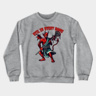 Lacrosse Devil Crewneck Sweatshirt